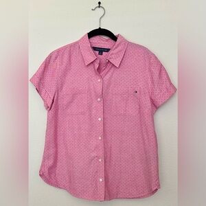 Tommy Hilfiger Pink Polka Dot Shirt
